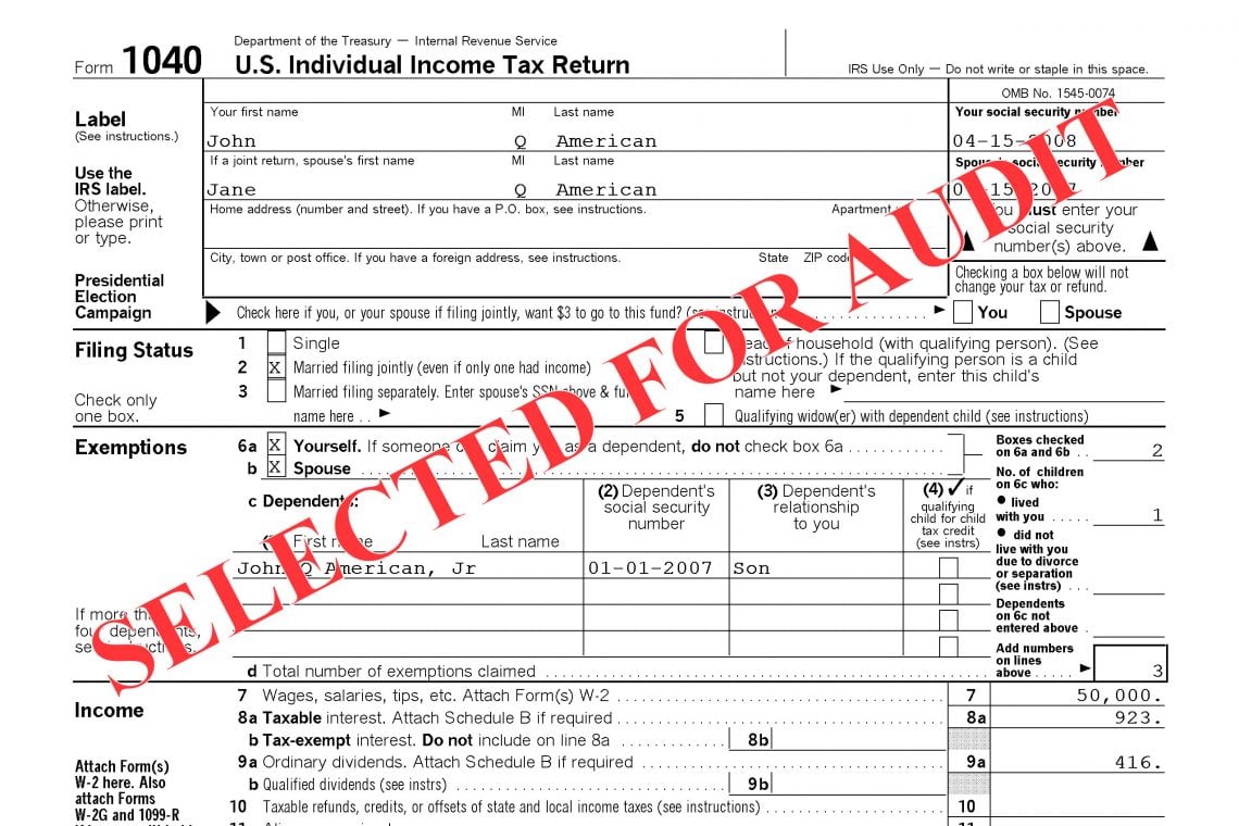 selected for tax audit