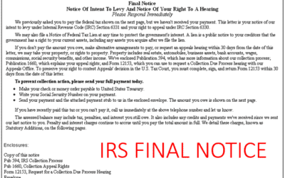 IRS-levy-final-notice