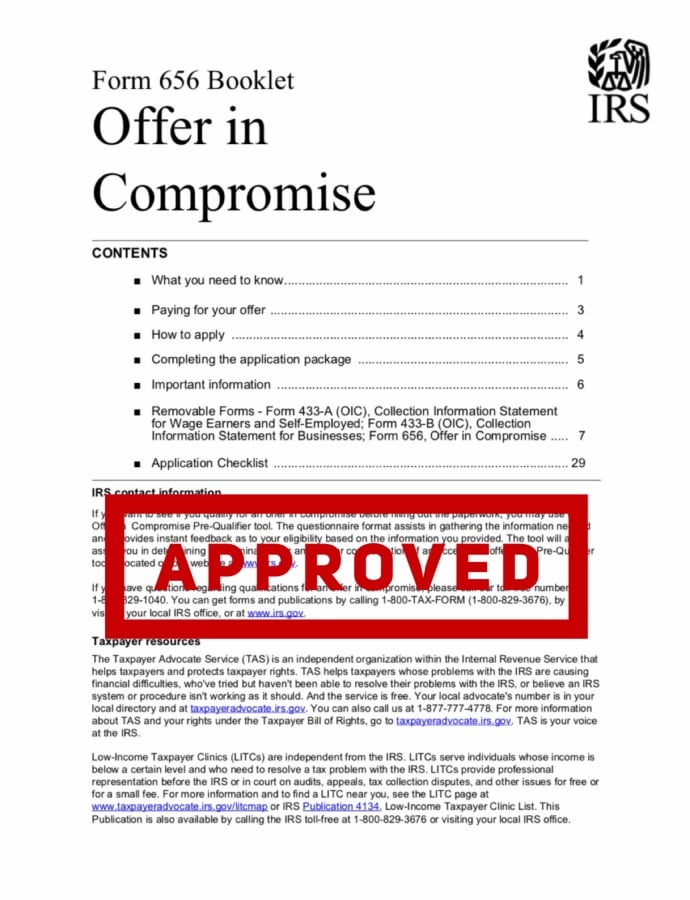 Know These Top 3 Tips For Acceptance Of Your IRS Offer In Compromise