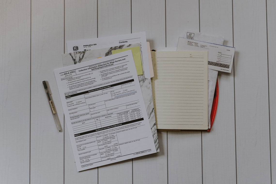 Paperwork for filing taxes as an independent contractor